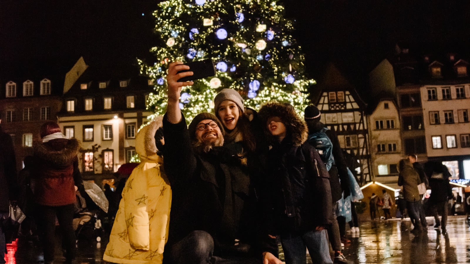 Sapin de Noël en Alsace